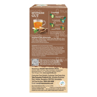 Organic India Revitalise Gut Tea Bags 25
